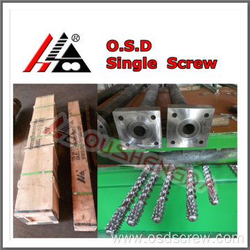 Bimetal extruder screw & barrel/extruder screw and barrel for pe film extrusion/Manufacturer of extruder screw & barrel